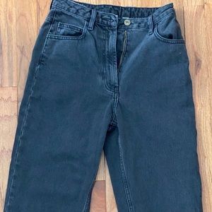 COLLUSION Black Straight Jeans